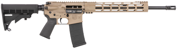Diamondback DB15 5.56 NATO Rifle, 16" Barrel, 30+1 Capacity, FDE/Black, Magpul MOE Grip, Right Handed