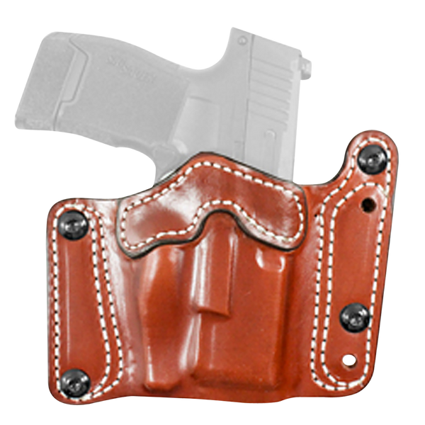 DeSantis Gunhide OWB Tan Leather Holster for Glock Models with Belt Clip, Ambidextrous