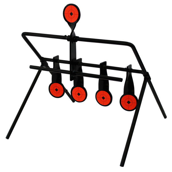 Birchwood Casey 47022 AR500 Steel Rimfire Target - Black/Orange