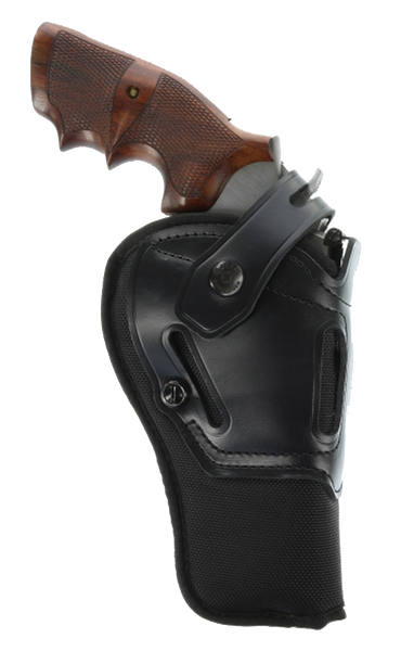 Galco SR86B Switchback OWB Black Leather Holster for S&W X Frame 500/Taurus Raging Bull 6.50" Barrel Ambidextrous