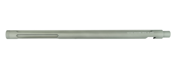 Tactical Solutions X-Ring 16.5" Gunmetal Gray Fluted Bull Barrel for Ruger 10/22