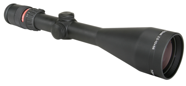 Trijicon AccuPoint 2.5-10x56mm Scope with Illuminated Red Triangle Reticle