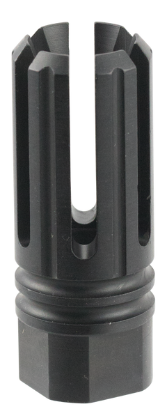 TacFire MZ10053BN 6 Prong Flash Hider for 308 Win AR-10, Black Nitride Steel, 5/8"-24 tpi Threads