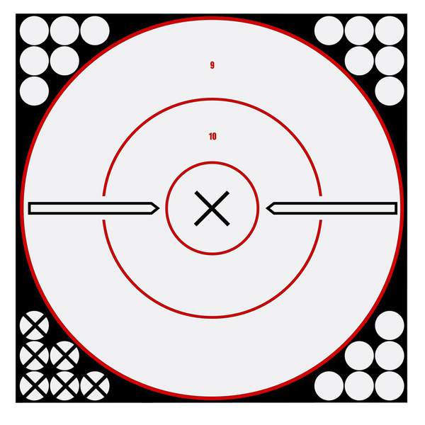 Birchwood Casey 12" Reactive Bullseye Targets - 5 Pack