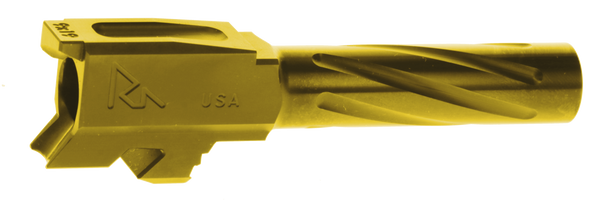 Precision V1 Gold PVD 9mm Barrel for Glock 43/43X - Rival Arms RA-RA20G301E