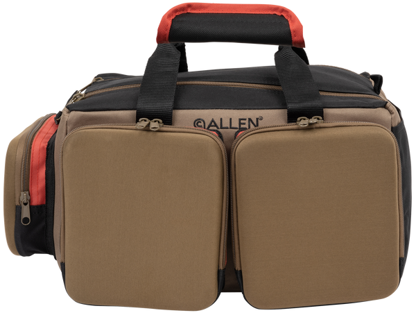 Allen 8305 Eliminator Rangemaster Tan Range Bag with Pistol Rug and Multiple Exterior Pockets