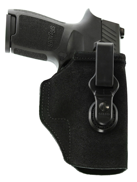 Galco Tuck-N-Go 2.0 IWB Holster for Glock 19X/19/23, Ambidextrous, Black Leather