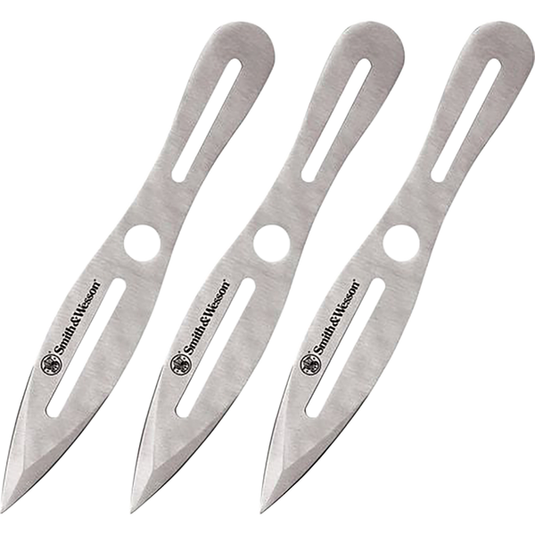 Smith & Wesson Bullseye 10" Throwing Knives Set with Sheath - 3 Pack