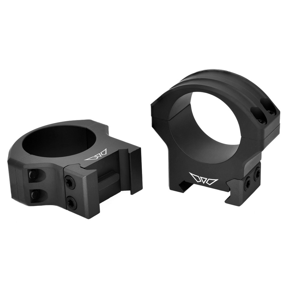WARNE HYPERLITE 30MM MEDIUM SCOPE MOUNT RINGS