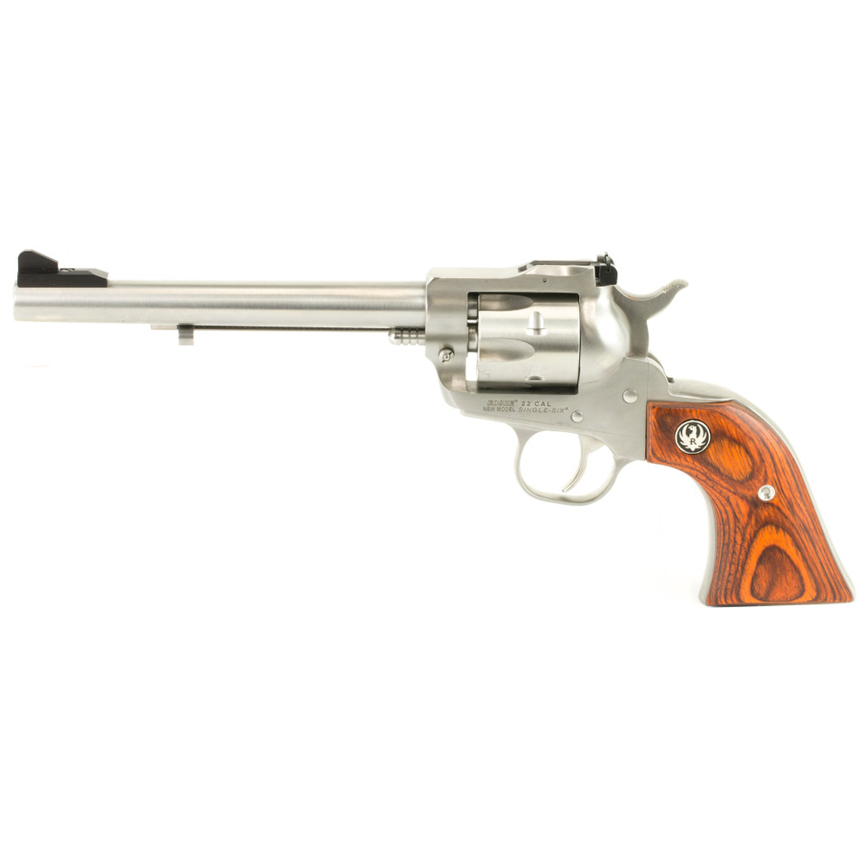 Ruger Single-Six .22LR/.22WMR 6.5" Stainless 6-Round Revolver
