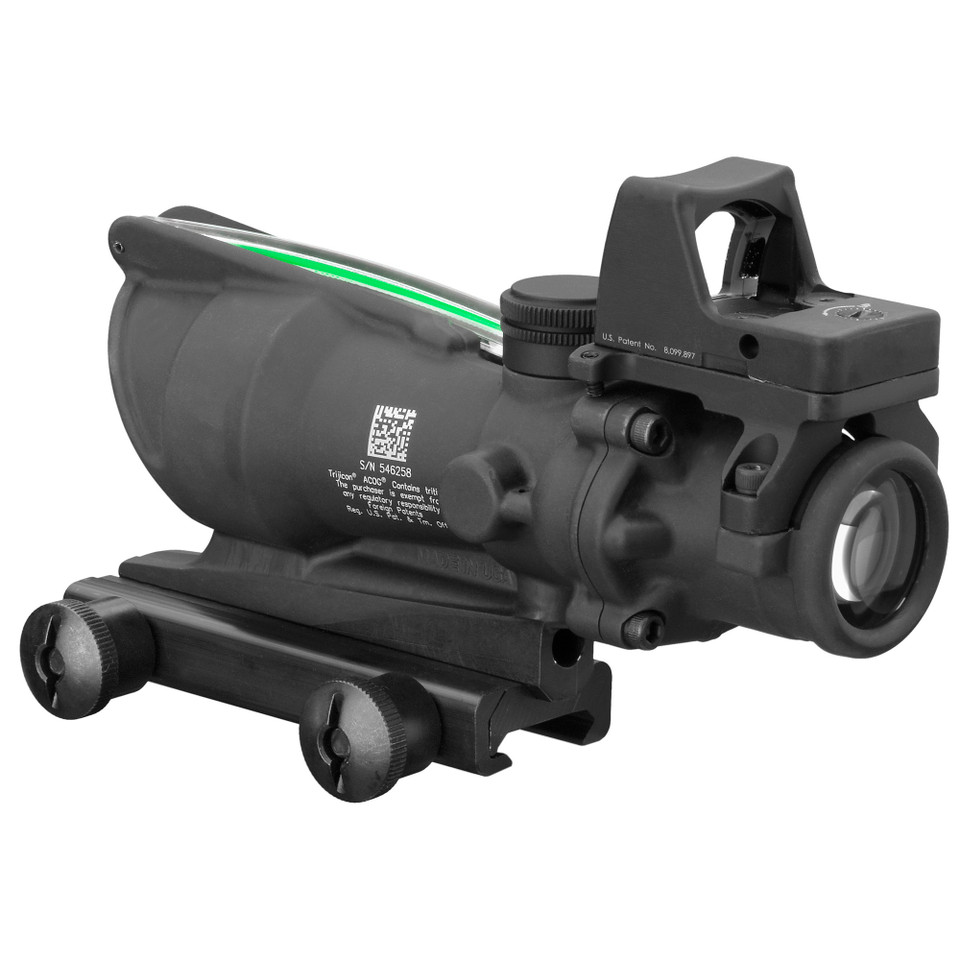 Trijicon ACOG 4x32 Scope with Green Chevron Reticle and RMR for .223 Caliber