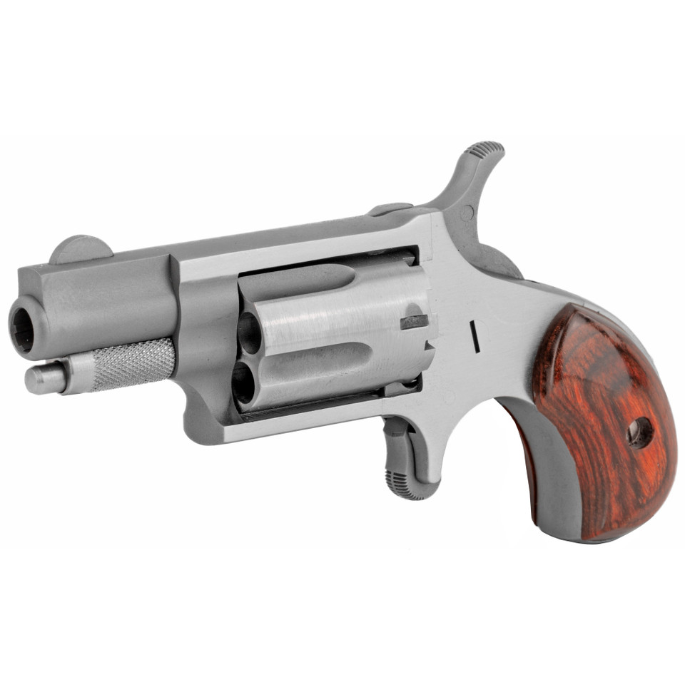 NAA Mini Revolver .22LR 1 1/8" Barrel 5-Round Capacity Stainless Finish