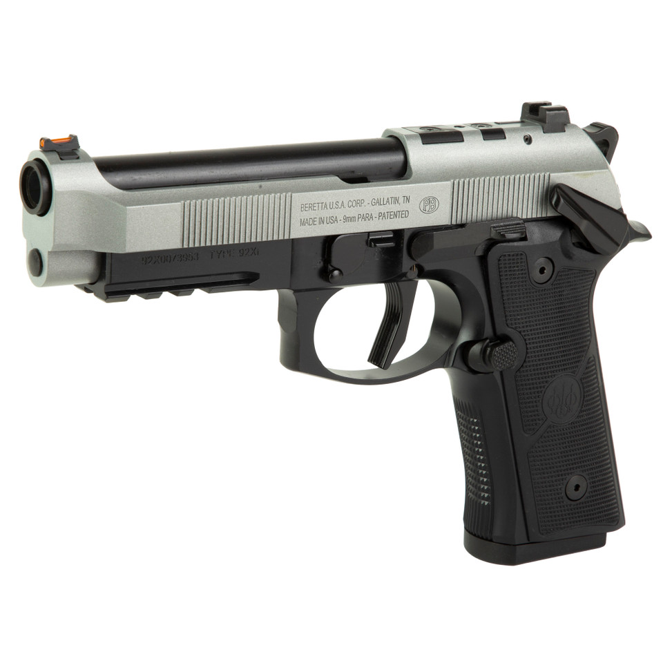 Beretta 92XI 9mm Pistol, 4.7" Barrel, 10-Round Capacity, Black Finish