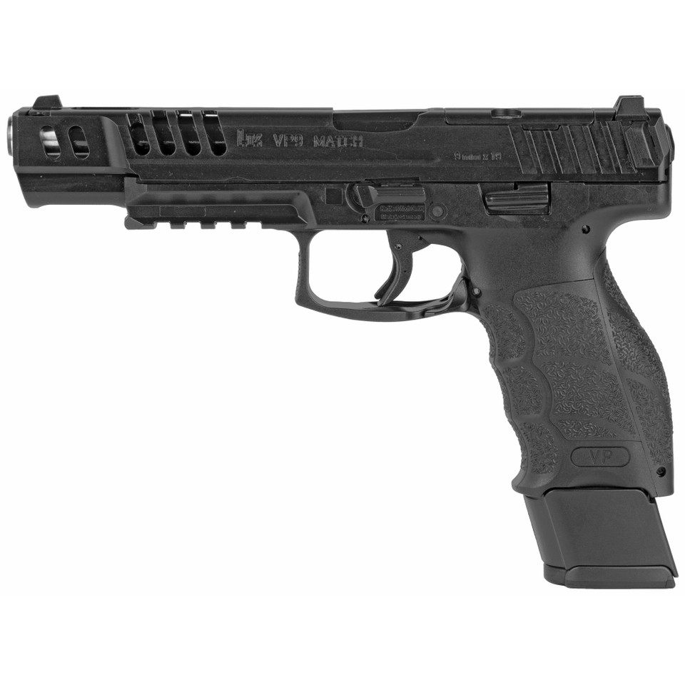 HK VP9 Match OR 9mm Pistol, 5.51" Barrel, 20-Round, Black