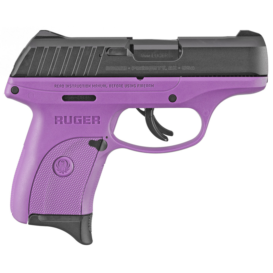 Ruger EC9s 9mm Pistol with 3.1" Barrel in Purple, 7-Round Capacity