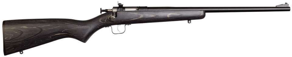 Crickett KSA2244 Youth .22 LR Rifle with Blued Barrel, Adjustable Sights, and Black Laminate Stock