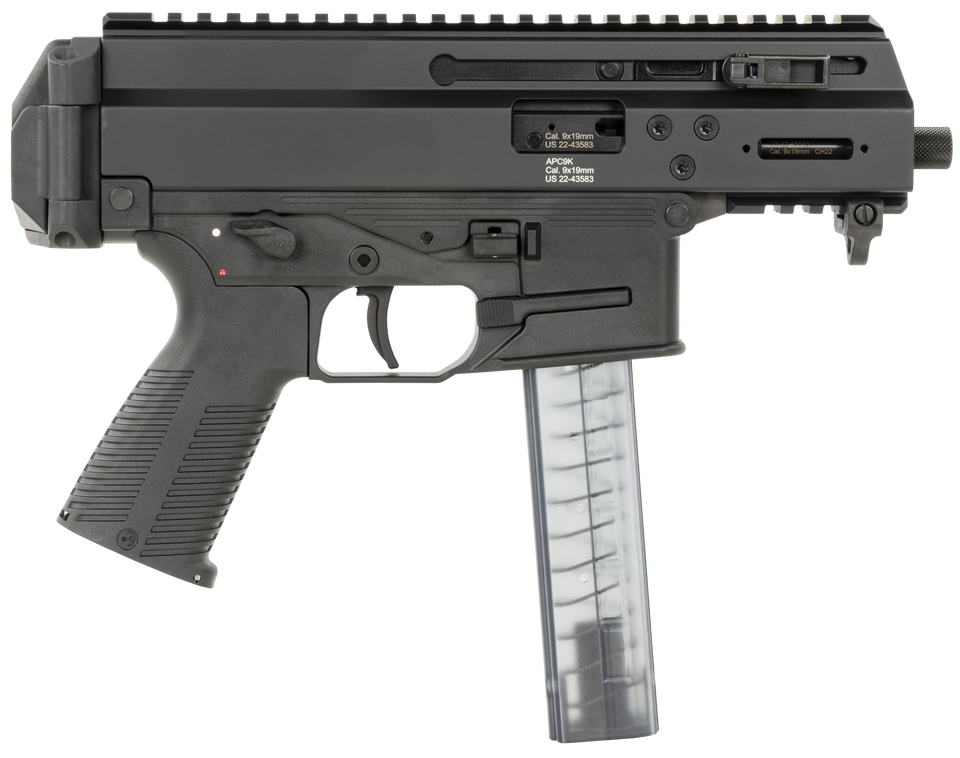 B&T APC9K Pro 9mm Luger Pistol with 30+1 Capacity and M-LOK Handguard