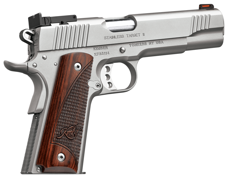 Kimber Stainless II Target 9mm Pistol with Rosewood Grip and Match Grade Barrel