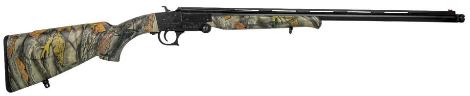 ATI Nomad 12 Gauge Single Shot Shotgun, 23" Barrel, Matte Black/Camo Stock