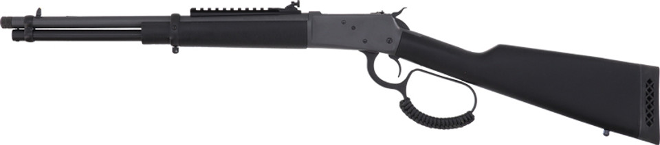 Rossi R92 44MAG Lever Action Rifle, 16.5" Sniper Gray, 8-Shot Threaded Barrel