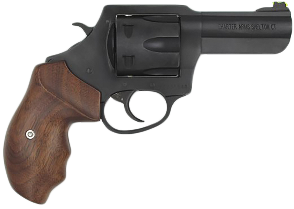 Charter Arms 63526 Professional .357 Mag Revolver with Black Nitride Finish and Rubber Grip