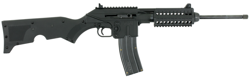 Kel-Tec SU-22 .22 LR Rifle, 26+1 Capacity, 16.10" Barrel, Black Finish, Fixed Stock with Storage