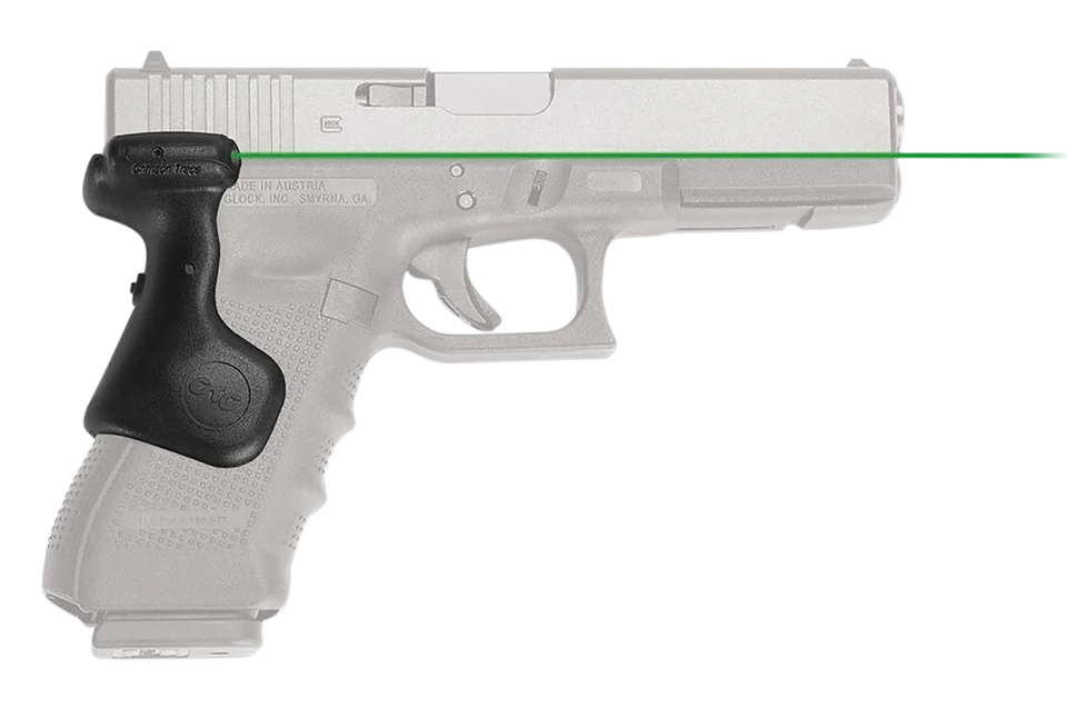 Crimson Trace LG-637G Green Lasergrips for Glock Gen 3/4/5 Full Size - Black