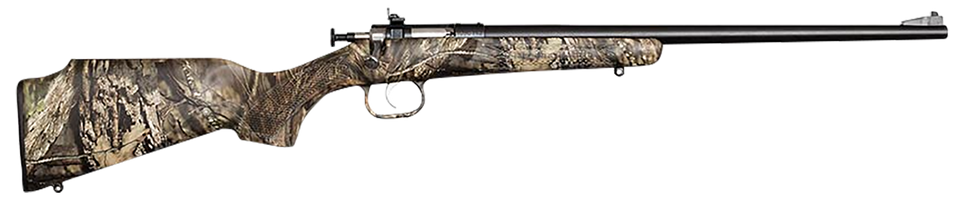 Crickett KSA2284 Youth Rifle: 22 WMR, 16.12" Blued Barrel, Mossy Oak Stock, Adjustable Sights