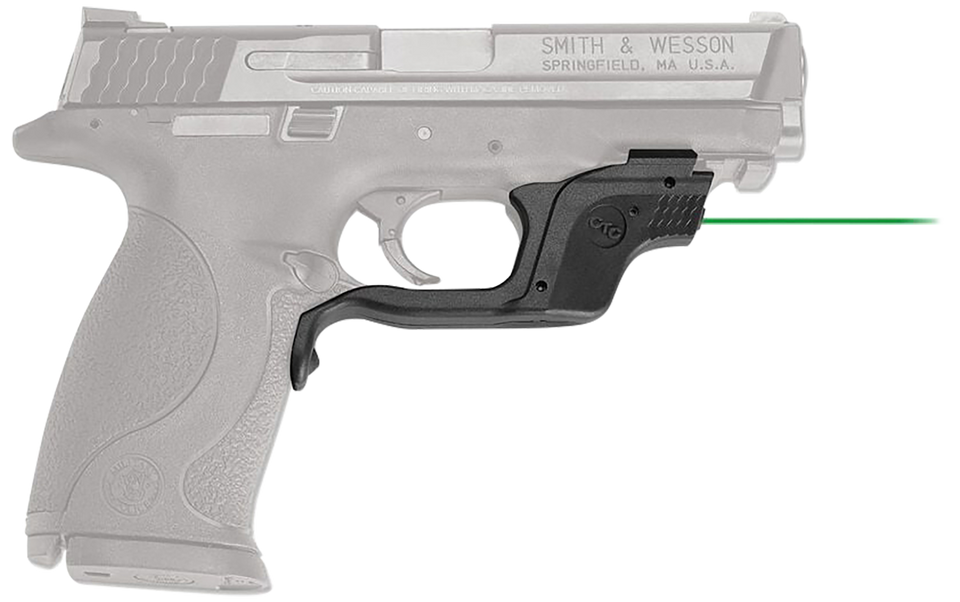 Crimson Trace LG-360G Green Laserguard for Smith & Wesson Full Size & Compact - Black