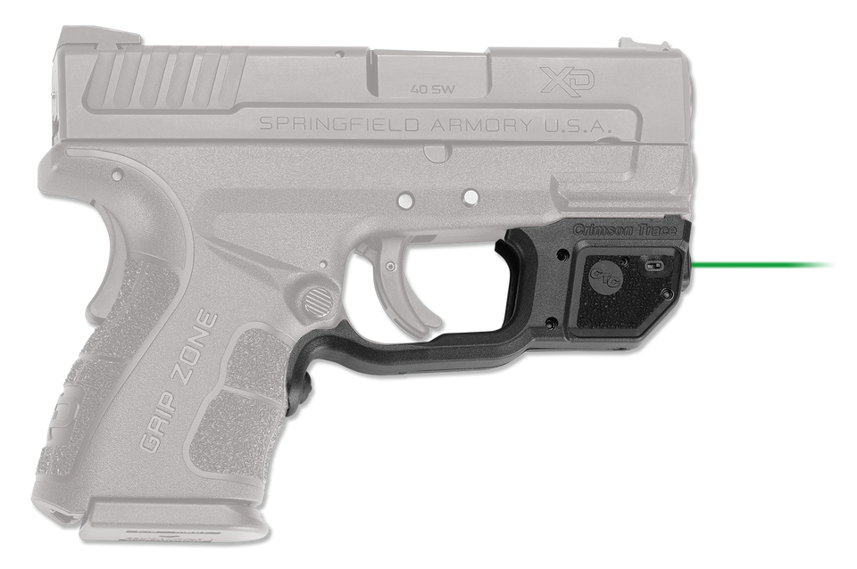 Crimson Trace LG-496G Green Laserguard for Springfield Armory XD MOD.2 - Black