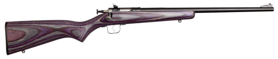 Crickett KSA2227 Youth .22 LR Rifle with Purple Laminate Stock and Safety Features