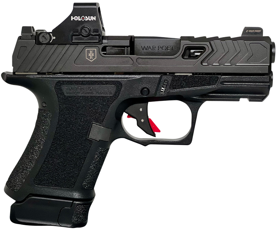 SHADOW SS-4077 CR920 9MM Pistol with 10-Round Capacity in Black