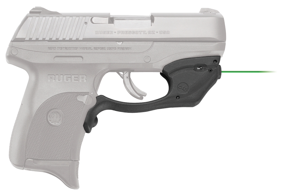 Crimson Trace LG-416G Laserguard for Ruger EC9S/LC9/LC9S/LC380 - Black with Green Laser