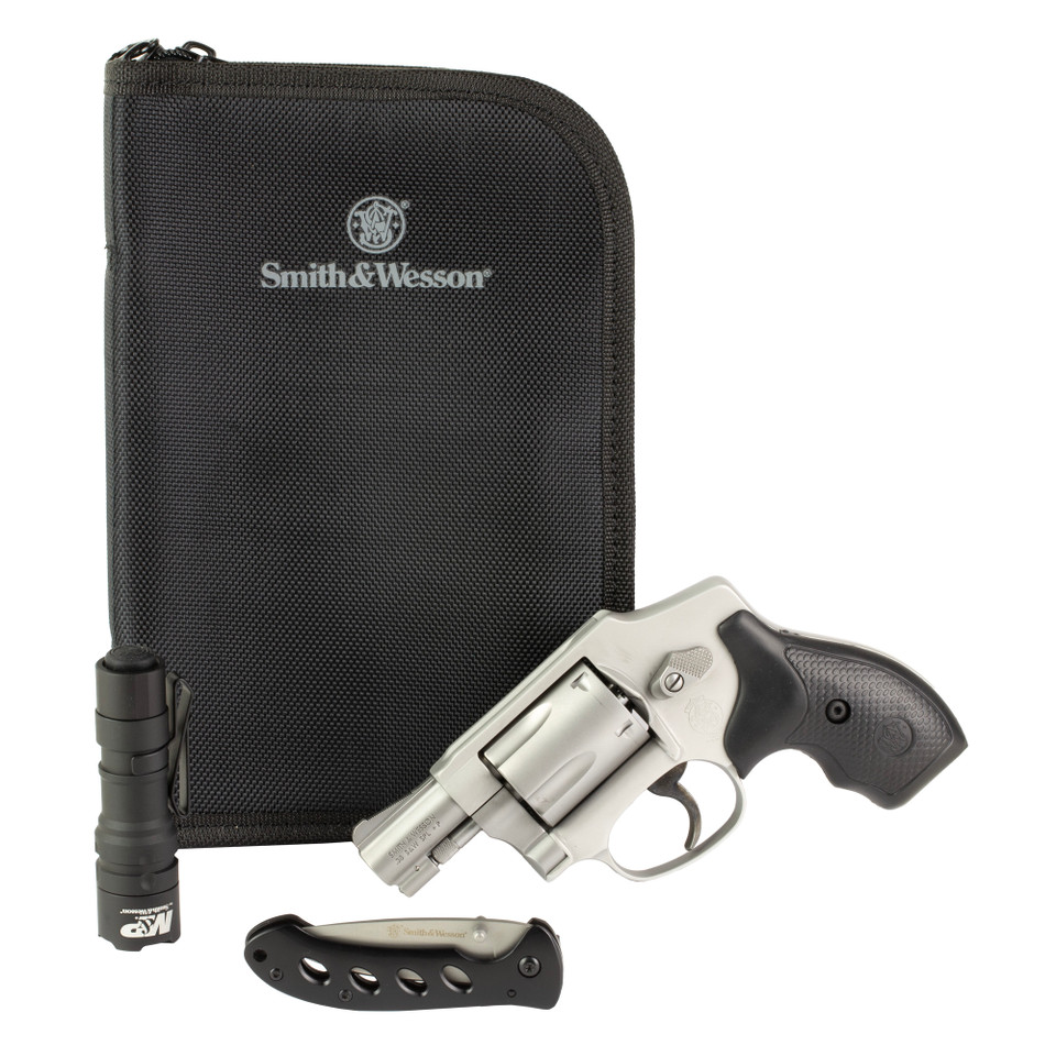 Smith & Wesson 642 .38 Special +P 1.88" Stainless Bundle