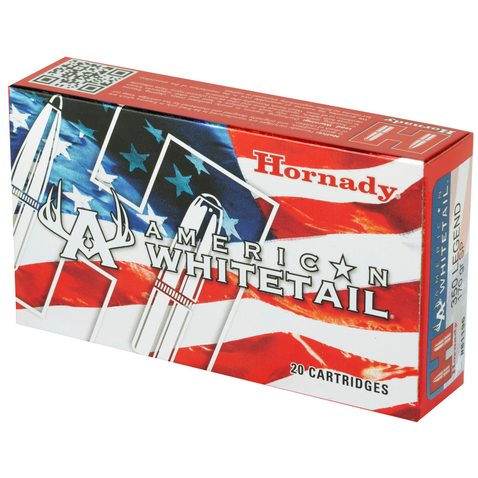 Hornady American Whitetail .350 Legend 170 Grain InterLock 20 Rounds/200 Rounds