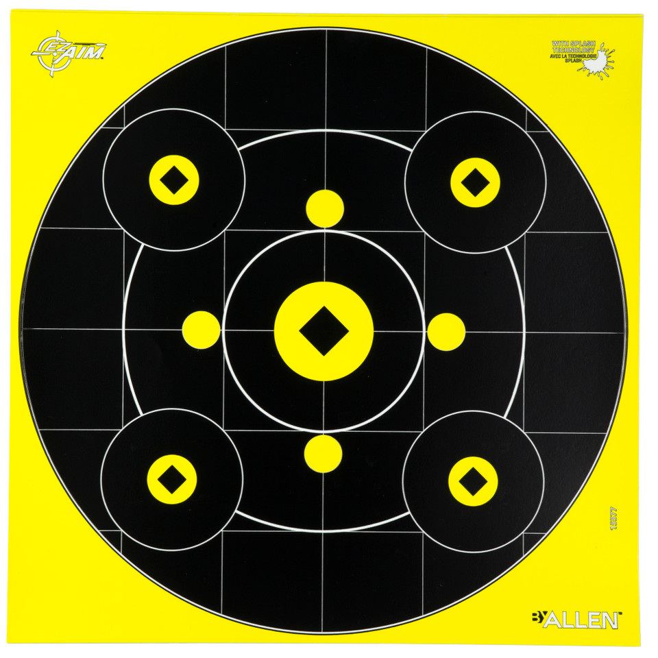 Allen EZ Aim Splash 12" Bullseye Target Pack - 12 Count