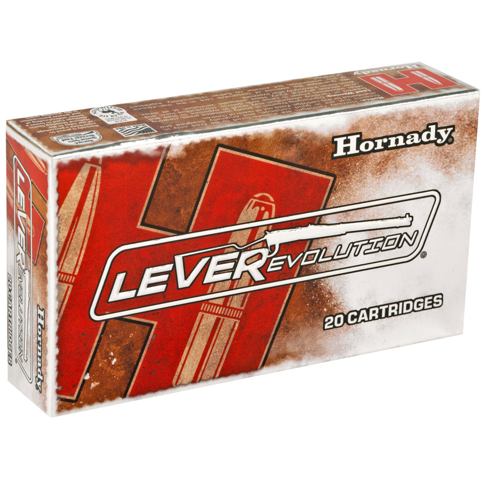 Hornady Leverevolution 25-35 Winchester 110 Grain Ammunition - 20 Rounds/200 Rounds