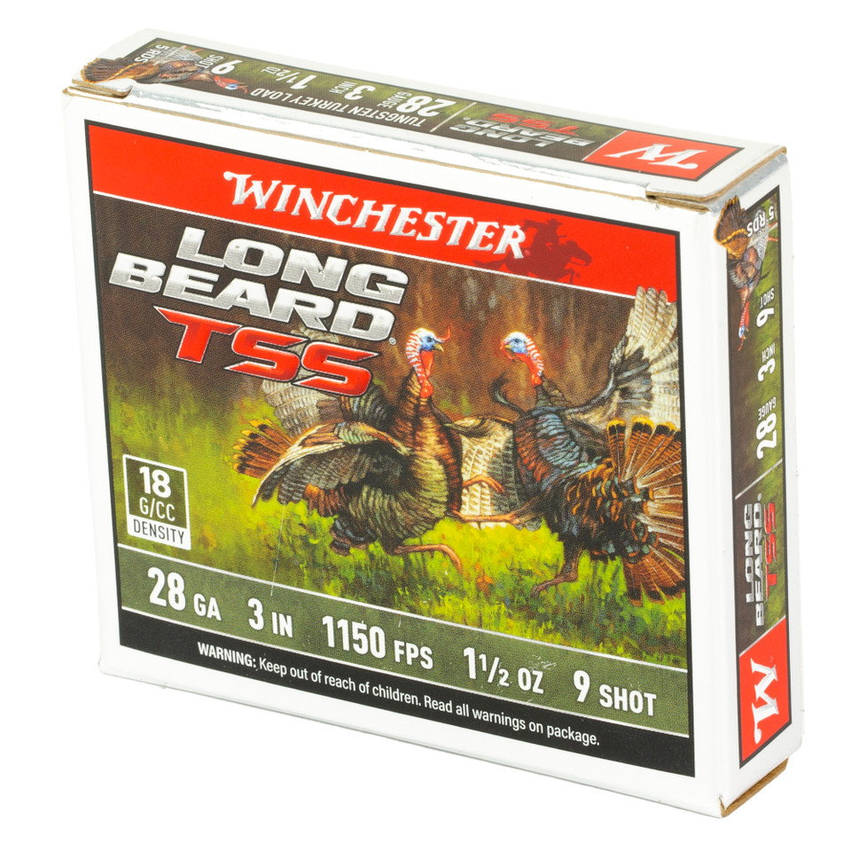 Winchester Long Beard TSS 28 Gauge 3" #9 Shot 5/50 Box