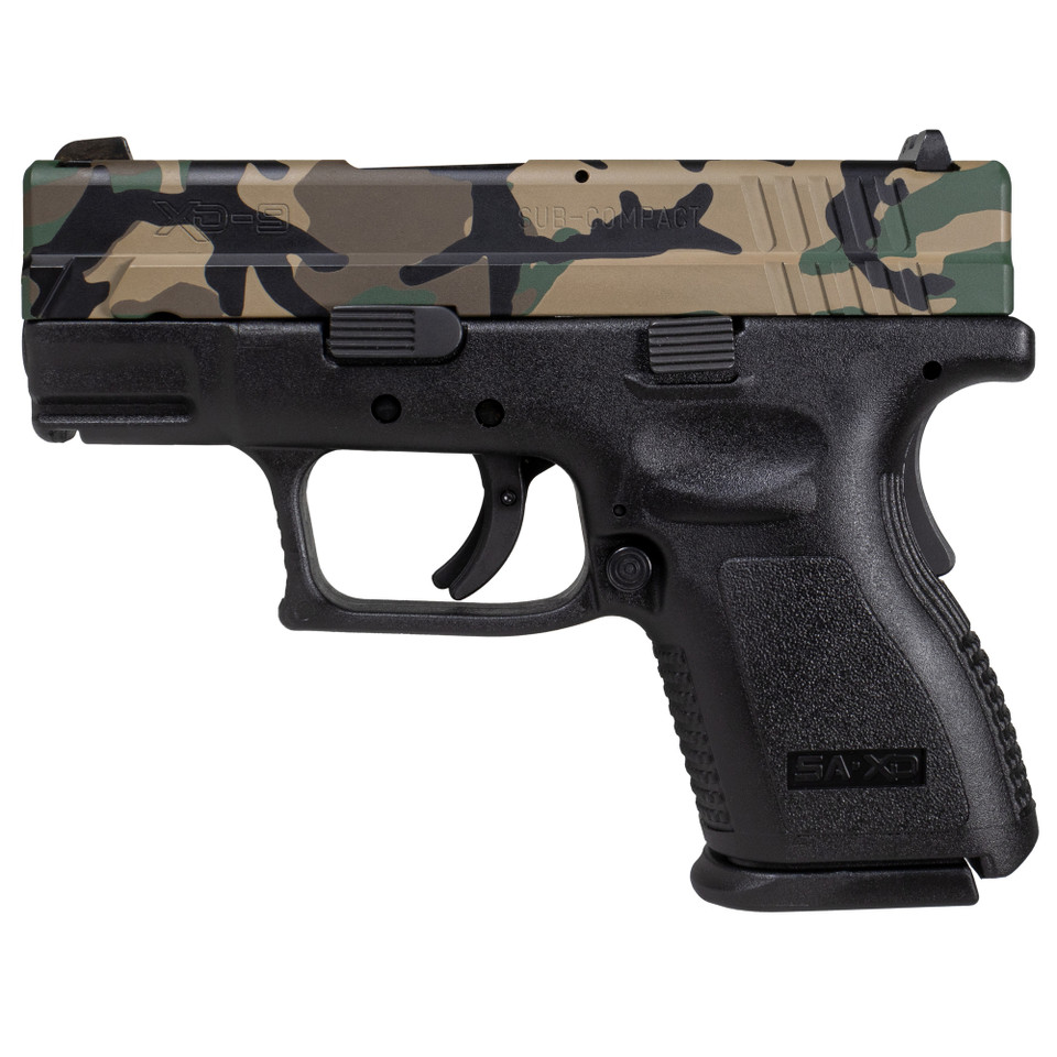 Springfield XD9 Defender 9mm Pistol with 3" Barrel, 16-Round and 13-Round Magazines