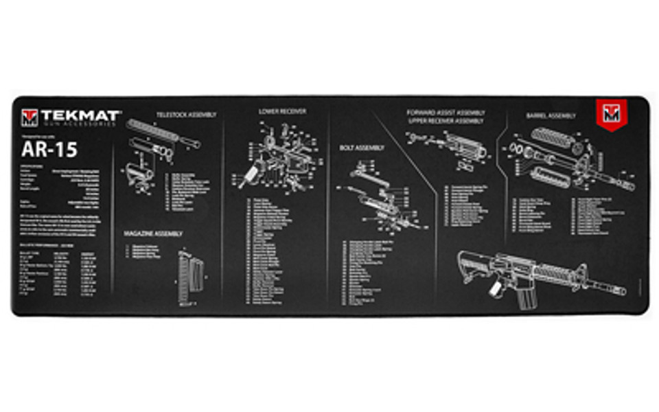 TEKMAT Ultra AR15 Rifle Mat - Black