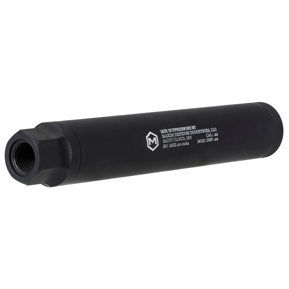 MAXIM DRF22 DT 22LR BLACK SUPPRESSOR