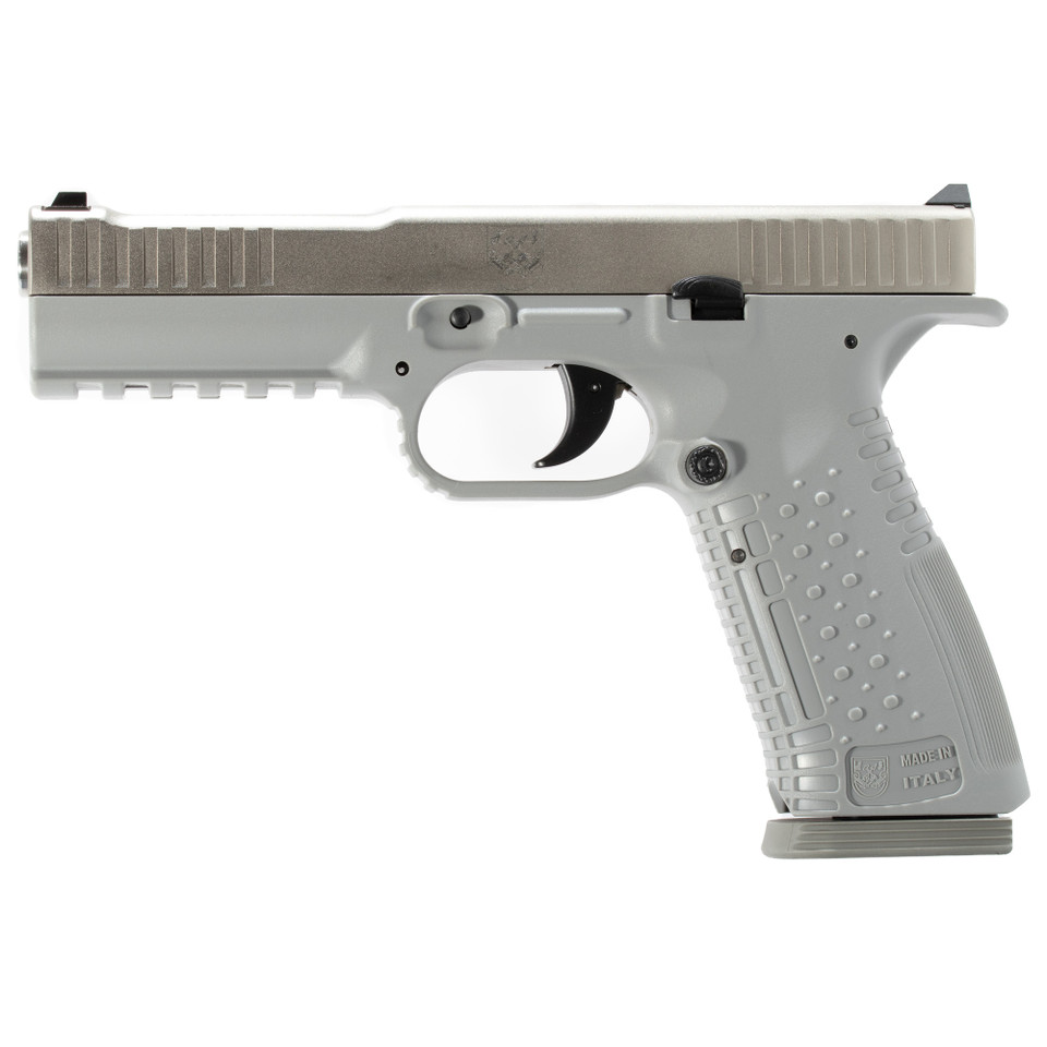 AMPF Strike One 9mm Pistol, 5" Barrel, 10-Round, Silver Finish