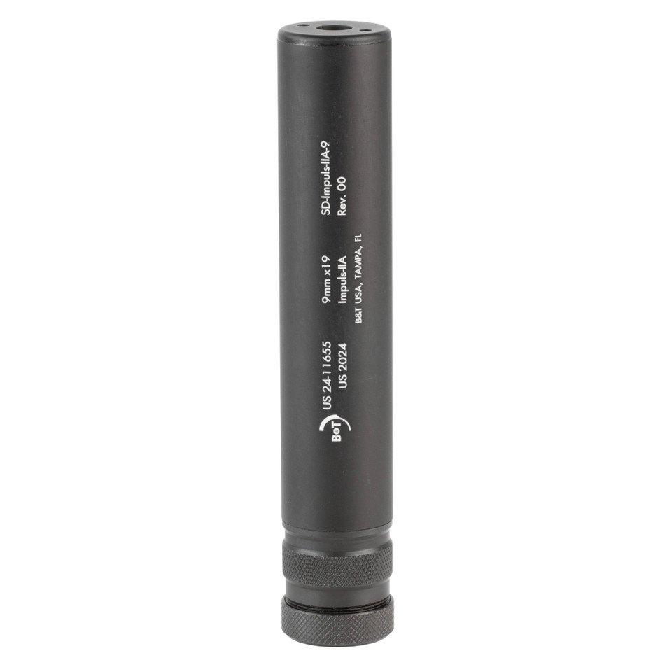 B&T Impulse IIA 9mm Black Suppressor