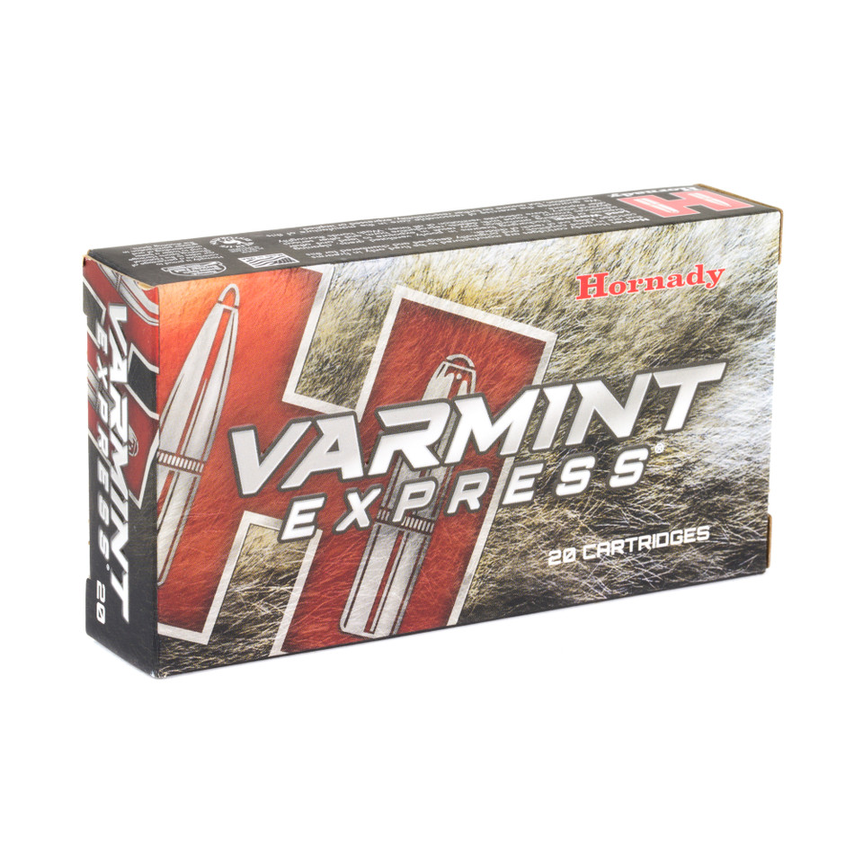 Hornady .223 Remington 55 Grain V-MAX Ammunition - 20 Rounds/200 Rounds