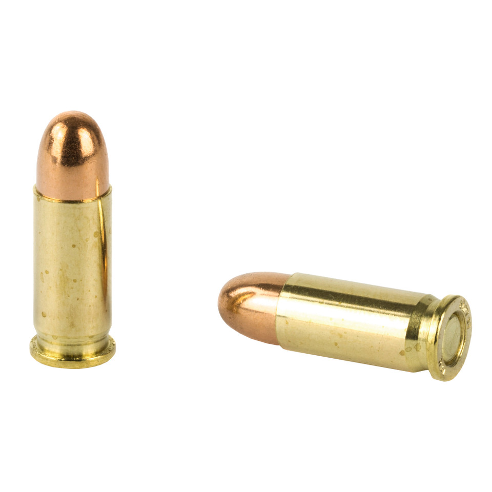 PPU .25 ACP 50 Grain FMJ Ammunition - 50 Rounds/Box, 1000 Rounds/Case