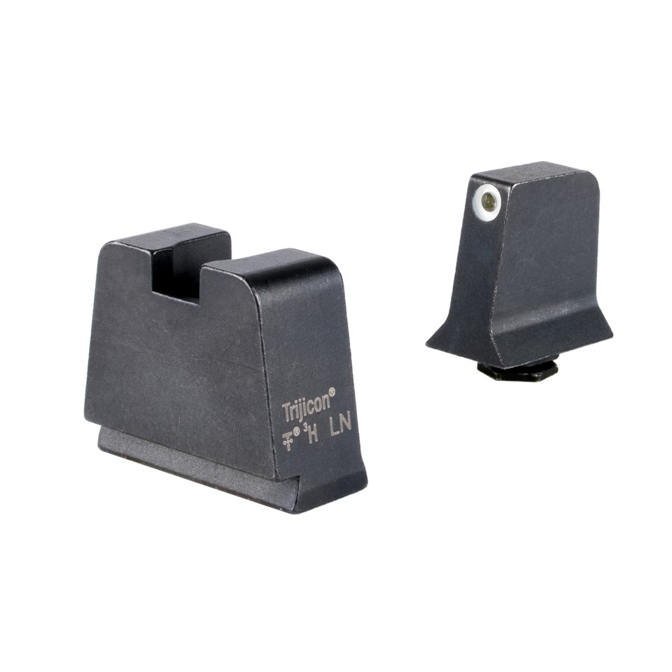 Trijicon Suppressor Night Sights Set for Glock 42 with Green Front and Rear