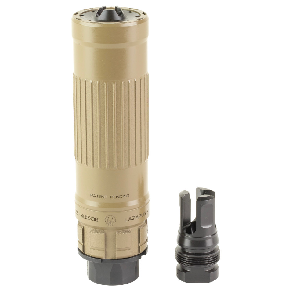 DEAD AIR LAZARUS 6 6MM XENO FLASH HIDER FDE