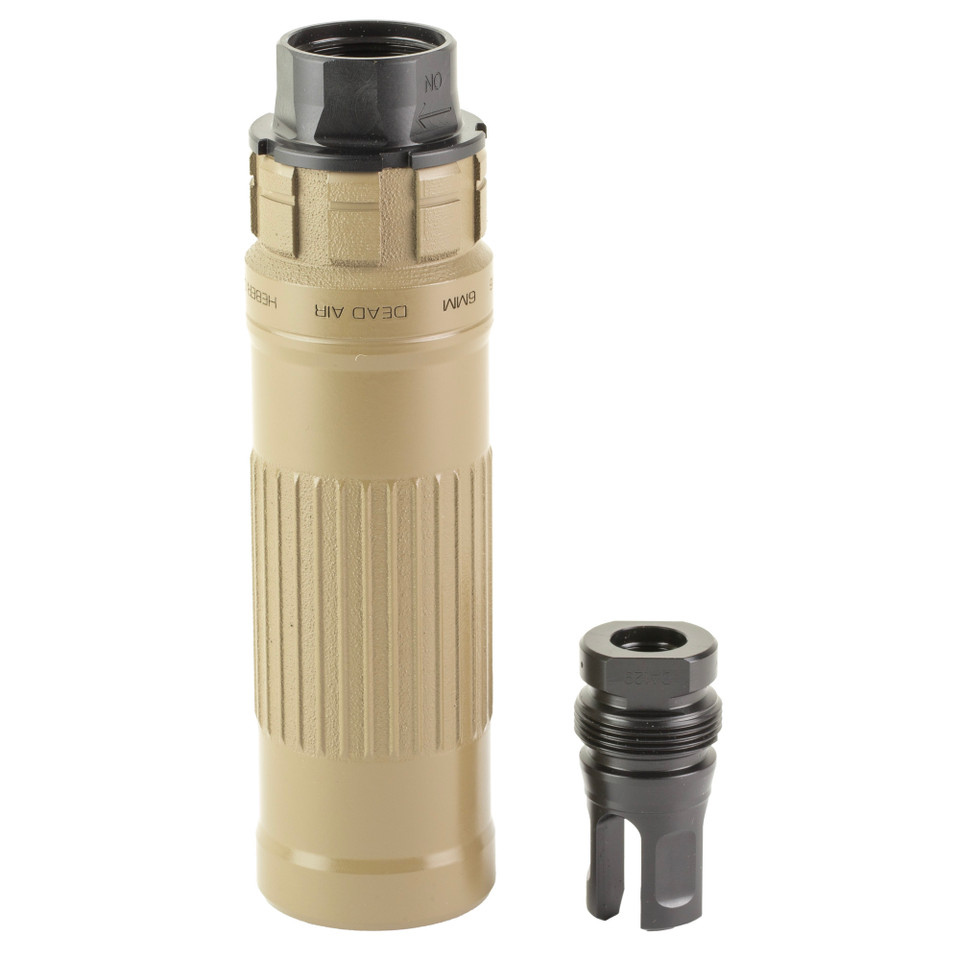 DEAD AIR LAZARUS 6 6MM XENO FLASH HIDER FDE