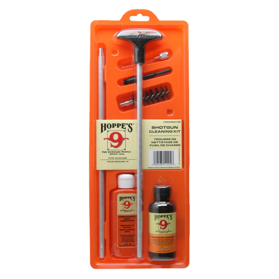 Hoppes 12 Gauge Shotgun Cleaning Kit Clamshell