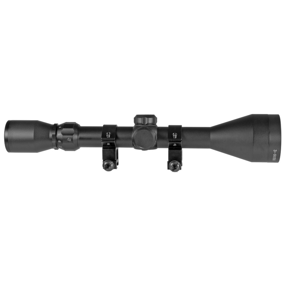 TRUGLO Buckline BDC 3-9x50 Rifle Scope - Black